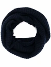 BARRIE RIBBED-KNIT CASHMERE SNOOD
