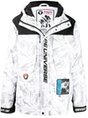 AAPE BY A BATHING APE GRAPHIC-PRINT PADDED JACKET