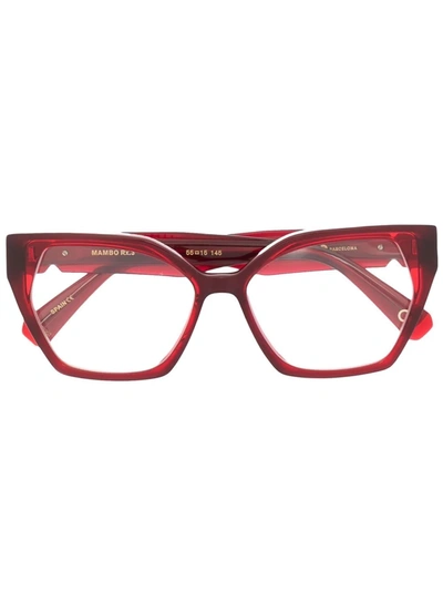 Etnia Barcelona Square-frame Glasses In Rot