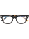 Cutler And Gross Square-frame Glasses In Braun