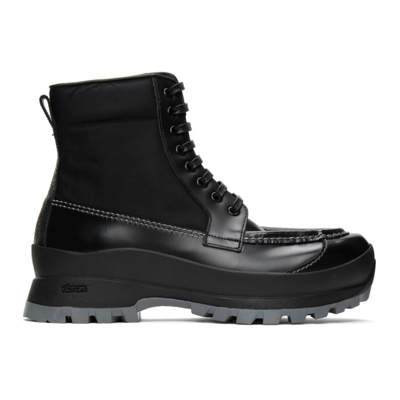Paul Smith Black 'brutus' Boots In 79 Black