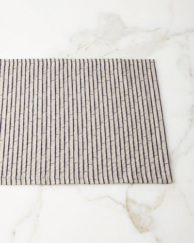 Nuno Placemat Reversible Hariko Sashi Beige And Navy