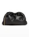 Mansur Gavriel Cloud Mini Chain Clutch Crossbody Bag In Black Flamma
