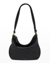 Mansur Gavriel Mini Swing Zip Shoulder Bag In Black