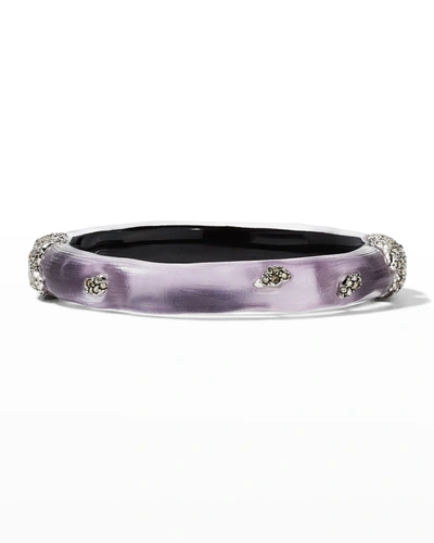 Alexis Bittar Solanales Crystal Lake Lucite Cuff Bracelet In Purple