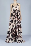 Del Core Abstract-print Silk Jumpsuit