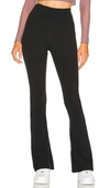 Splits59 Raquel Flared High-rise Stretch-woven Leggings In Black