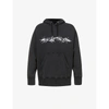 GIVENCHY BARBED WIRE-PRINT DROPPED-SHOULDER COTTON-JERSEY HOODY