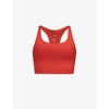 Girlfriend Collective + Net Sustain Paloma Recycled Stretch Sports Bra In Ember