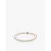 Yoko London 18kt Yellow Gold Classic 8mm Freshwater Pearl Bracelet In Yellow Gold
