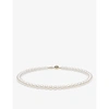 Yoko London 18kt Yellow Gold Classic 8mm Freshwater Pearl Necklace In Yellow Gold