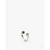 PIAGET PIAGET WOMEN'S ROSE GOLD POSSESSION 18CT ROSE-GOLD, 0.21CT BRILLIANT-CUT DIAMOND AND MALACHITE RING,50744825