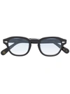 Lesca Square-frame Glasses In Schwarz