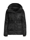 Canada Goose Mckenna Belted Puffer Jacket In Black