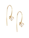 ZOË CHICCO WOMEN'S 14K YELLOW GOLD & CULTURED FRESHWATER PEARL THREADER EARRINGS,400015056177
