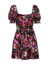 ALICE AND OLIVIA WOMEN'S MINA BELTED FLORAL MINI-DRESS,400015119486