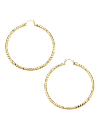 Jordan Road Jewelry Pretty Woman 18k Gold-plated Hoop Earrings