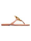 Tory Burch Miller Jeweled Medallion Thong Sandals In Meadowsweet