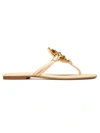 TORY BURCH MILLER JEWELED LEATHER THONG SANDALS,400015352320
