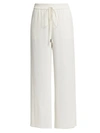 HALSTON WOMEN'S FAWN CREPE WIDE-LEG PANTS,400015609163