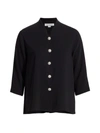 Caroline Rose Pave Jacket In Black