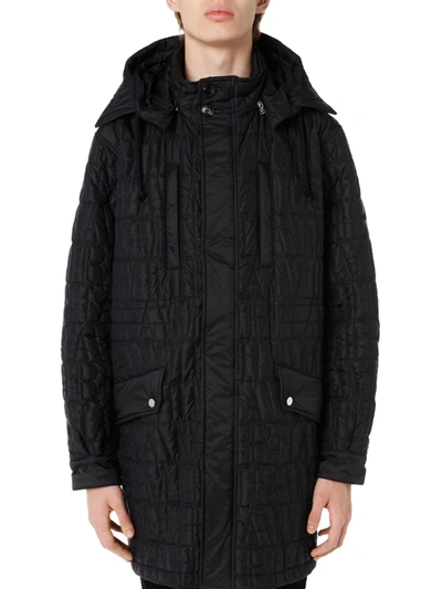 Amiri Quilted Fishtail Parka In Black