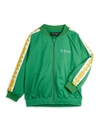 MINI RODINI LITTLE KID'S & KID'S RECYCLED POLYESTER TRACK JACKET,400015566718