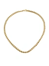 Saks Fifth Avenue 14k Yellow Gold Round Wheat Chain Necklace