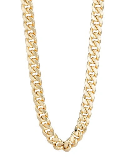 Saks Fifth Avenue 14k Yellow Gold Cuban Chain Necklace