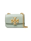 Tory Burch Eleanor Small Leather Shoulder Bag In Blue Celadon