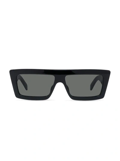 Celine Flat-top Acetate Sunglasses In Black