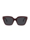 Celine Monochroms Cl 40198f 01a Butterfly Sunglasses In Red