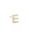 Saks Fifth Avenue Women's 14k Yellow Gold & 0.03 Tcw Diamond Initial Stud Earring In Initial E