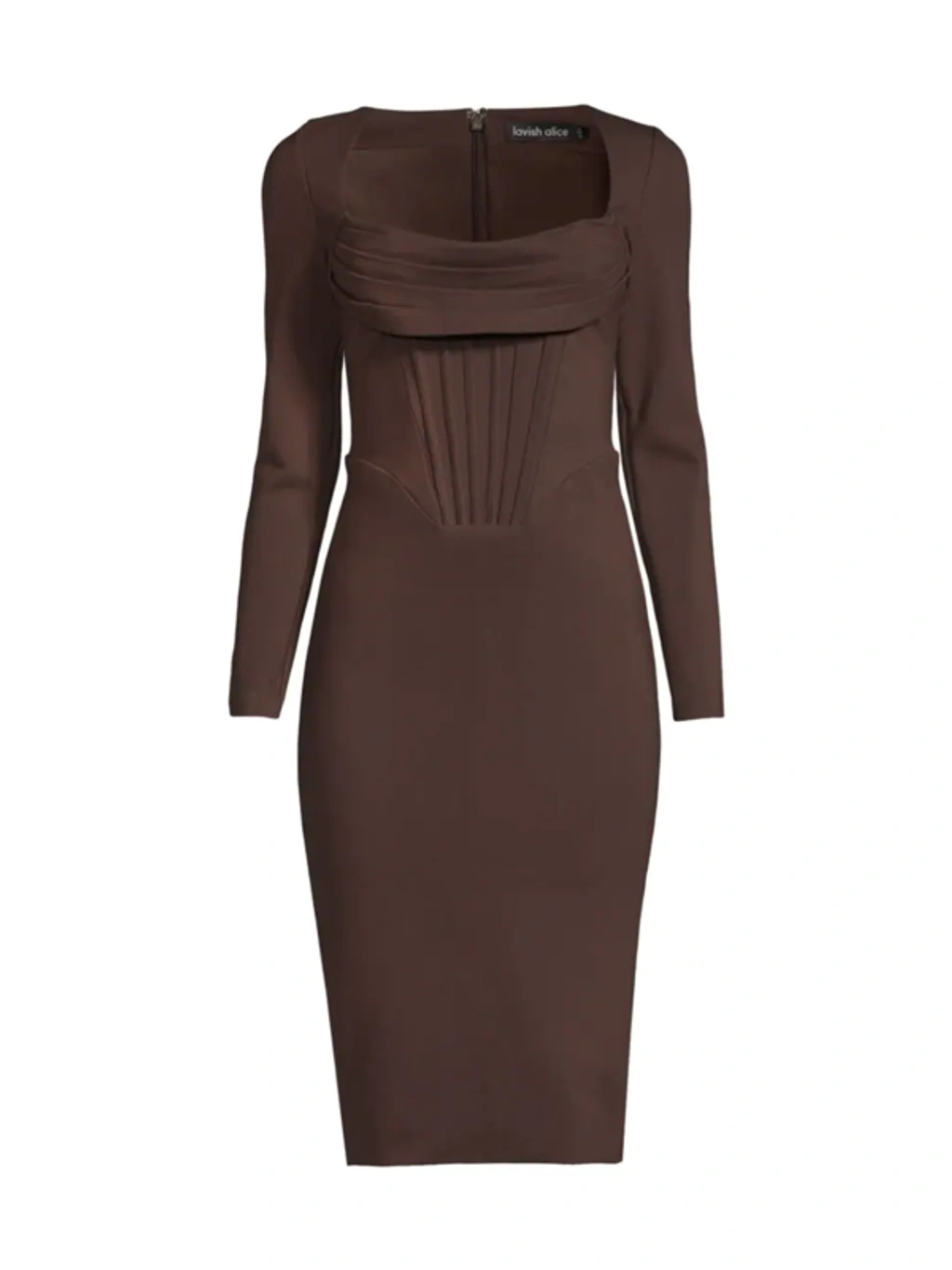 lavish alice brown dress Lavish Alice brown midi dress, Worn once, Excellent