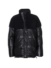 GOOD AMERICAN WOMEN'S FAUX LEATHER COCOON PUFFER JACKET,400015480341