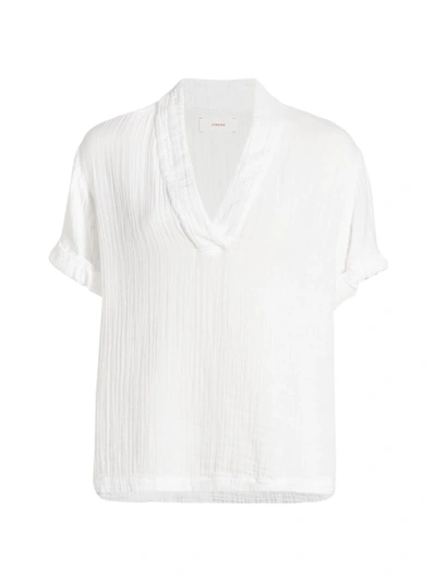 Xirena Avery Short-sleeve Top In White