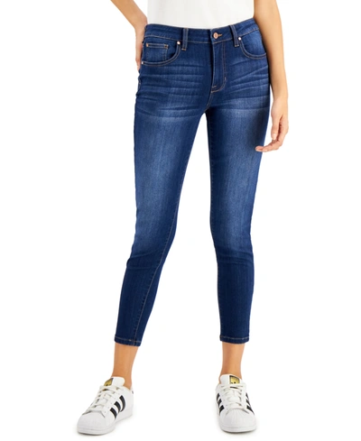 CELEBRITY PINK JUNIORS' MID RISE SKINNY ANKLE JEANS