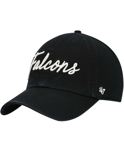 47 Brand Women's Black Atlanta Falcons Vocal Clean Up Adjustable Hat