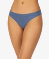 Dkny Table Tops Modal Thong In Vintage Blue