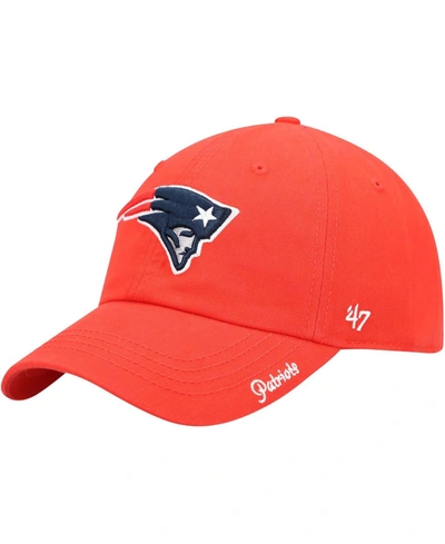 47 Brand Women's Red New England Patriots Miata Clean Up Secondary Adjustable Hat