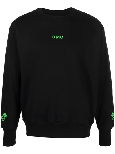 Omc Graphic-print Long-sleeved Sweatshirt In Schwarz