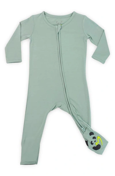 Bellabu Bear Unisex Misty Green Coverall - Baby