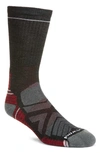 Smartwool Hike Lite Cushioned Crew Socks In Charcoal