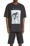Champion Tears Alvin Ailey Graphic Oversize Cotton Tee In Nbk