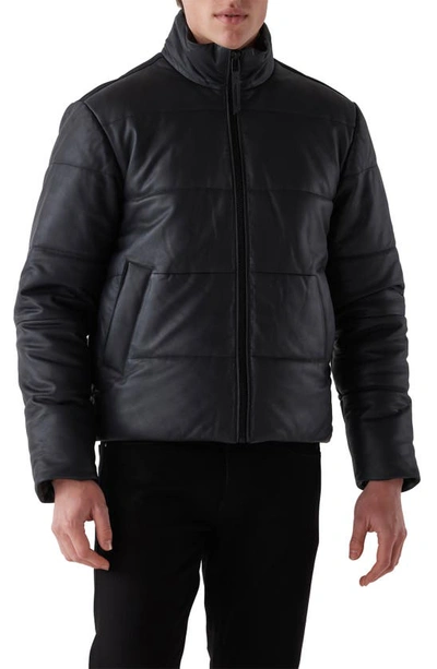 Rodd & Gunn Men's Auckland Quilted Leather Jacket In Eclipse