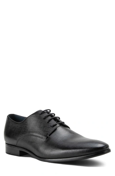 Blake Mckay Fairfax Leather Derby In Black Saffiano