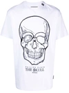 Philipp Plein Skull-print Cotton T-shirt In 白色