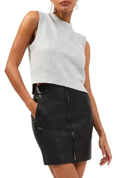 French Connection Millia Vhari Sleeveless Jumper In Light Grey
