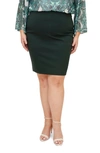 Maree Pour Toi High Waist Compression Skirt In Hunter