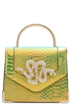 Aldo Kedaydia Faux Leather Top Handle Bag In Metallic Multi